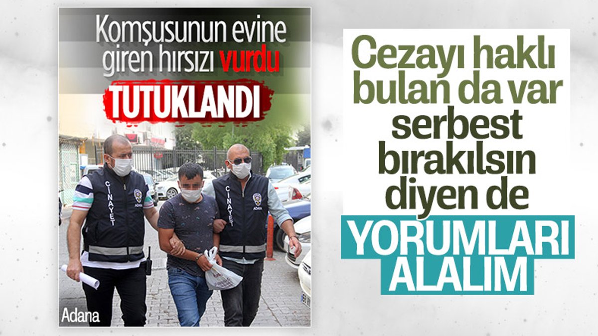 Adana'da hırsızı vuran şahıs tutuklandı