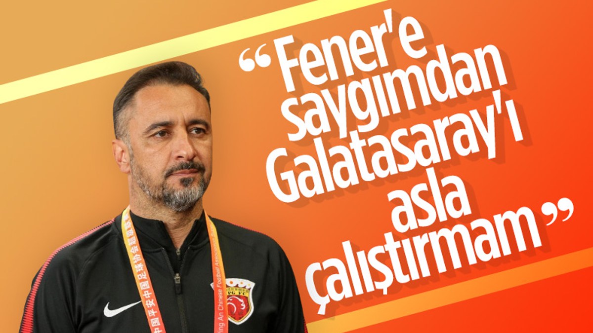 Vitor Pereira: Galatasaray'ı asla çalıştırmam