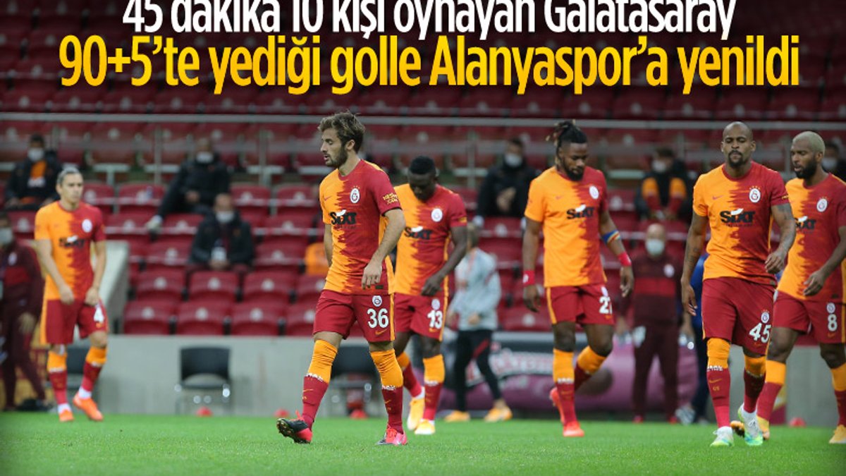 Galatasaray son dakikalarda yıkıldı