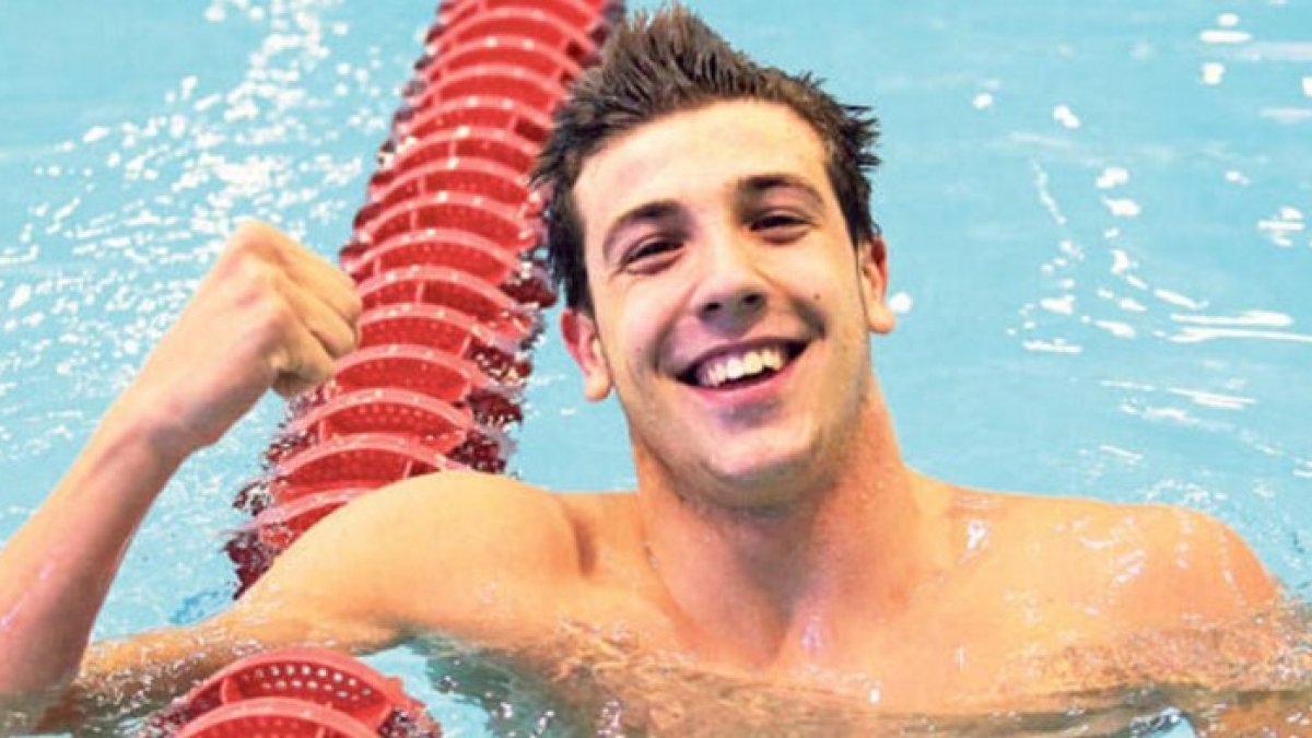 Milli yüzücü Emre Sakçı, Avrupa rekoru kırdı