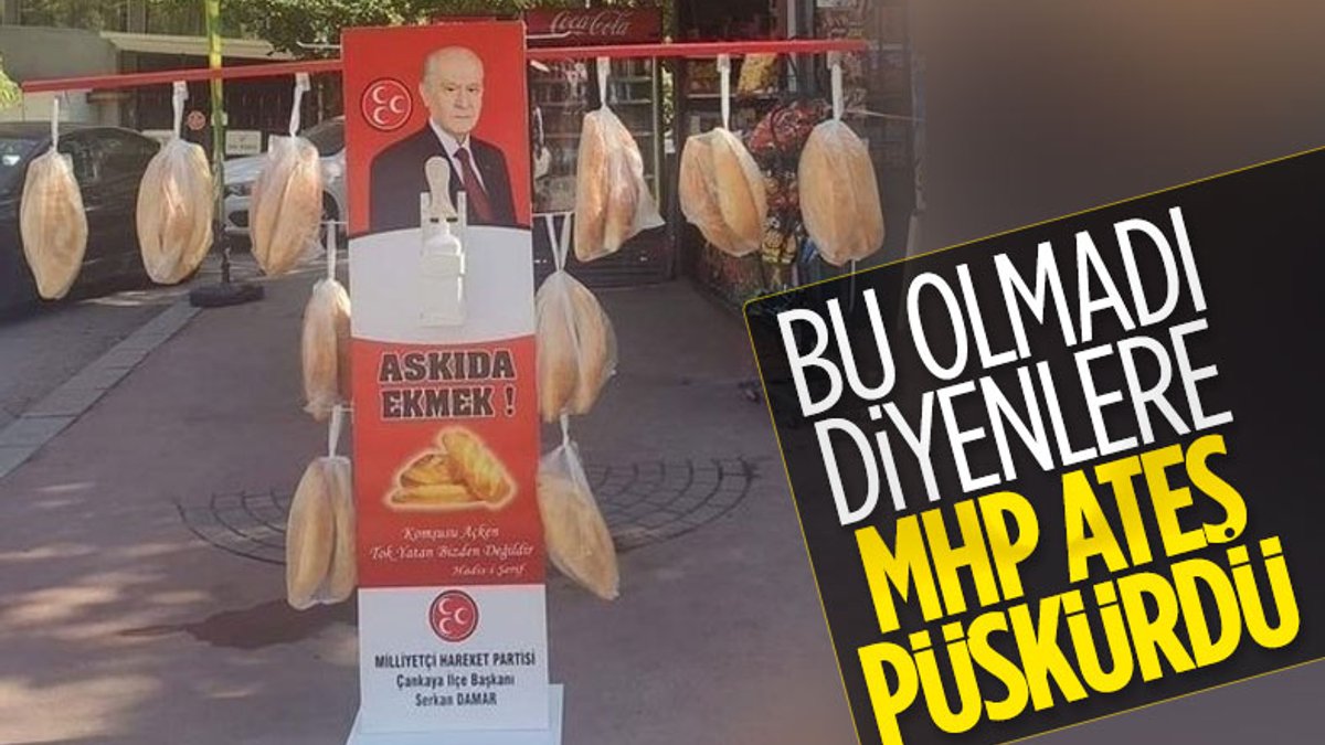Semih Yalçın, MHP'nin askıda ekmek uygulamasına kızanlara cevap verdi
