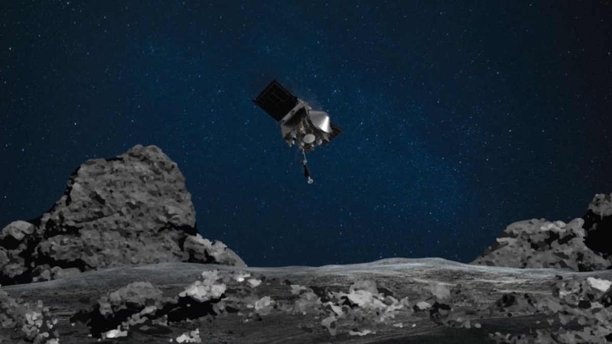 NASA'nın OSIRIS-REx uzay aracı, Bennu göktaşından örnek almayı başardı