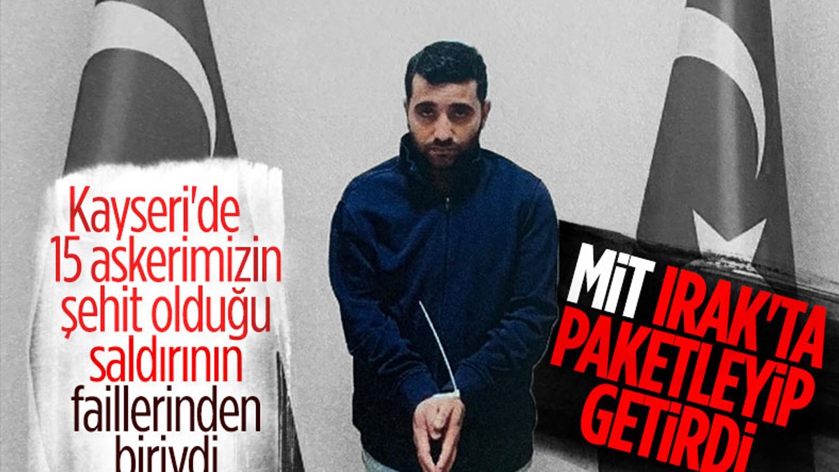 Kayseri saldırısının faillerinden PKK'lı Ferhat Tekiner, Türkiye'ye getirildi