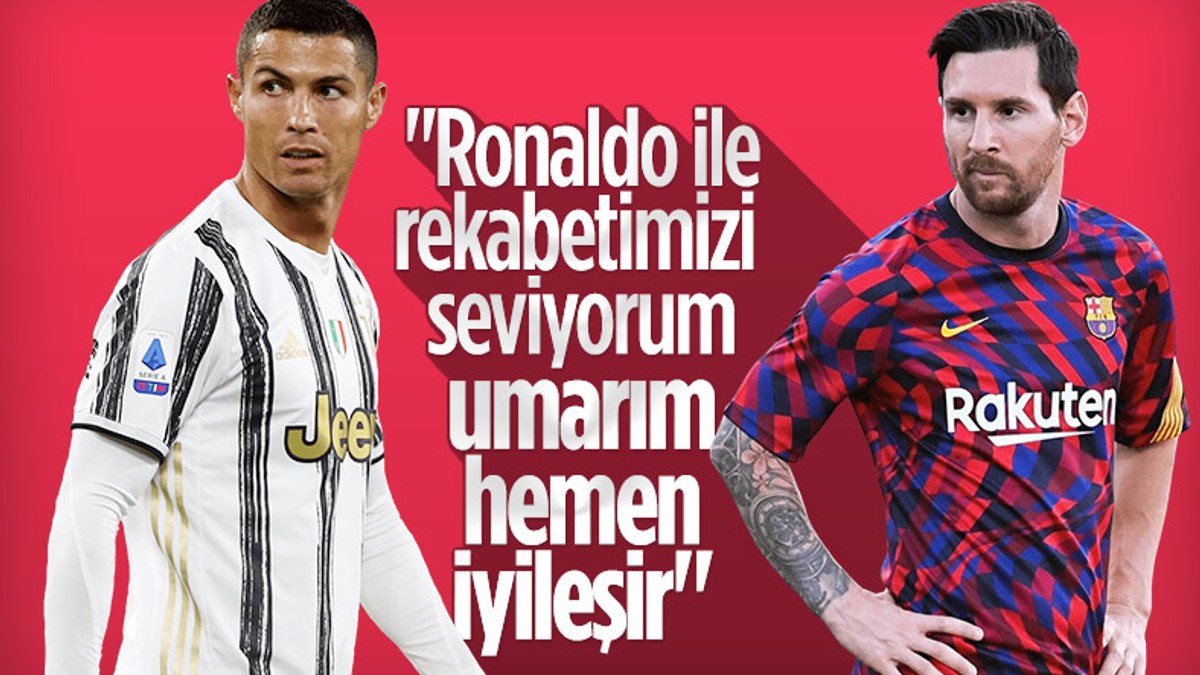 Lionel Messi: Ronaldo ile rakip olmayı seviyorum