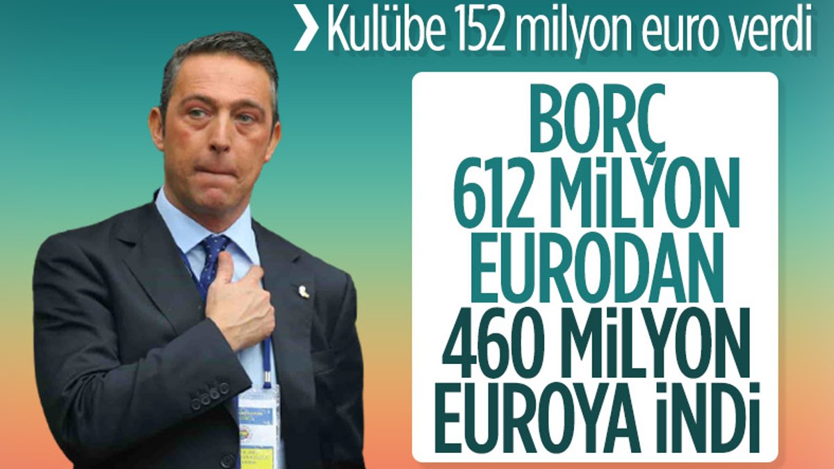 Fenerbahçe'nin borcu 460 milyon euroya indi