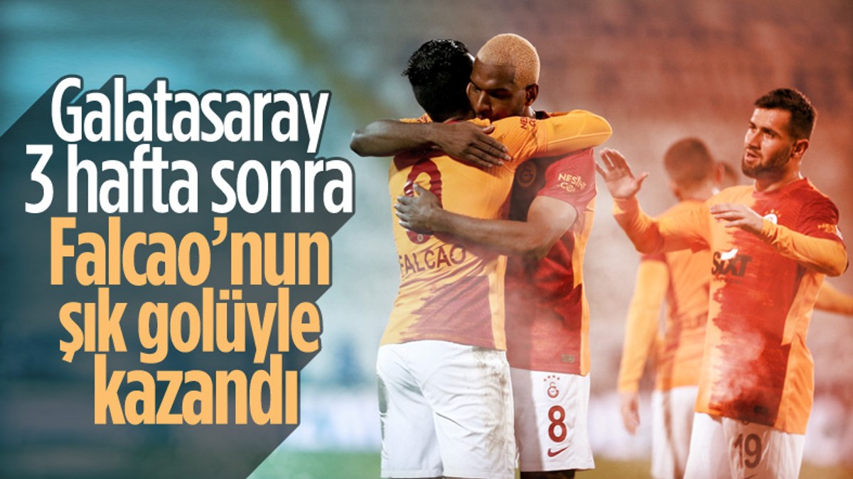 10 kişi kalan Galatasaray, BB Erzurumspor'u yendi