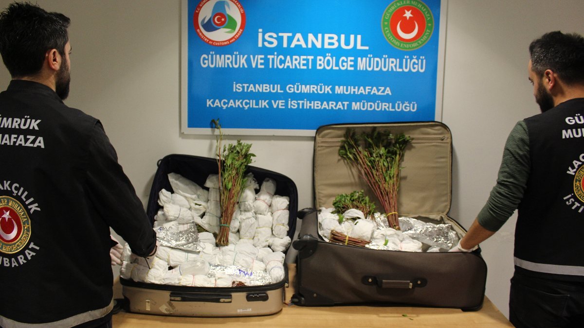 İstanbul Havalimanı’nda 208 kilo uyuşturucu ele geçirildi