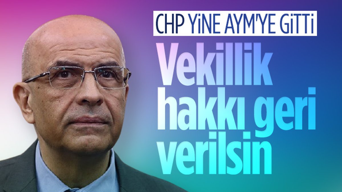 CHP, Enis Berberoğlu için AYM'ye başvurdu