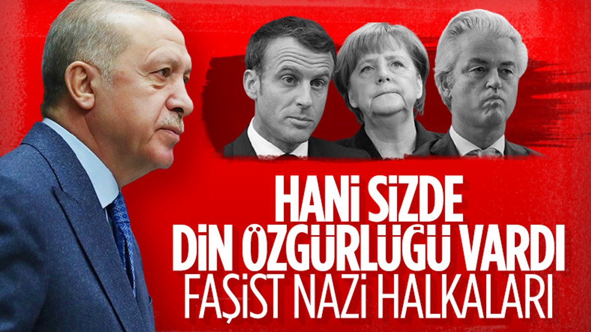 Cumhurbaşkanı Erdoğan: Siz Nazi'nin zincir halkalarısınız