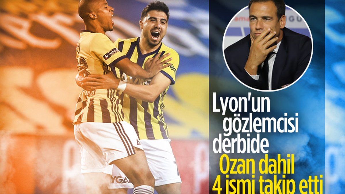 Lyon'un gözlemcisi Fenerbahçe-Trabzonspor maçını izledi