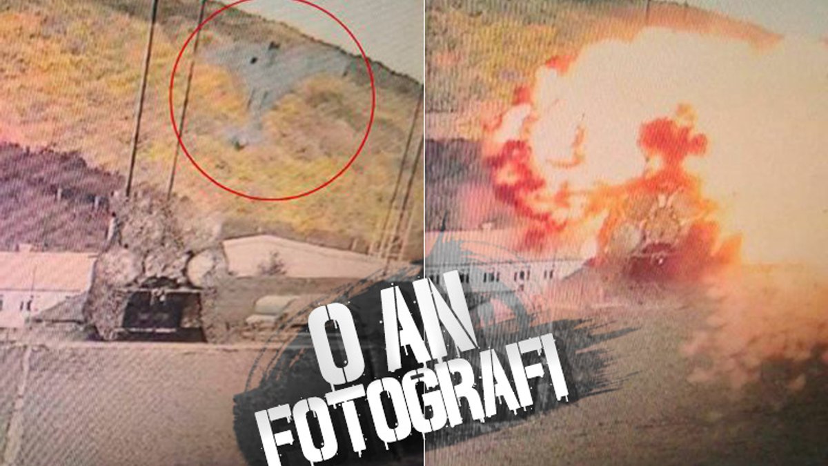 Azerbaycan'ın 'İti Kovan'ı kamufle edilmiş Ermeni zırhlısını vurdu