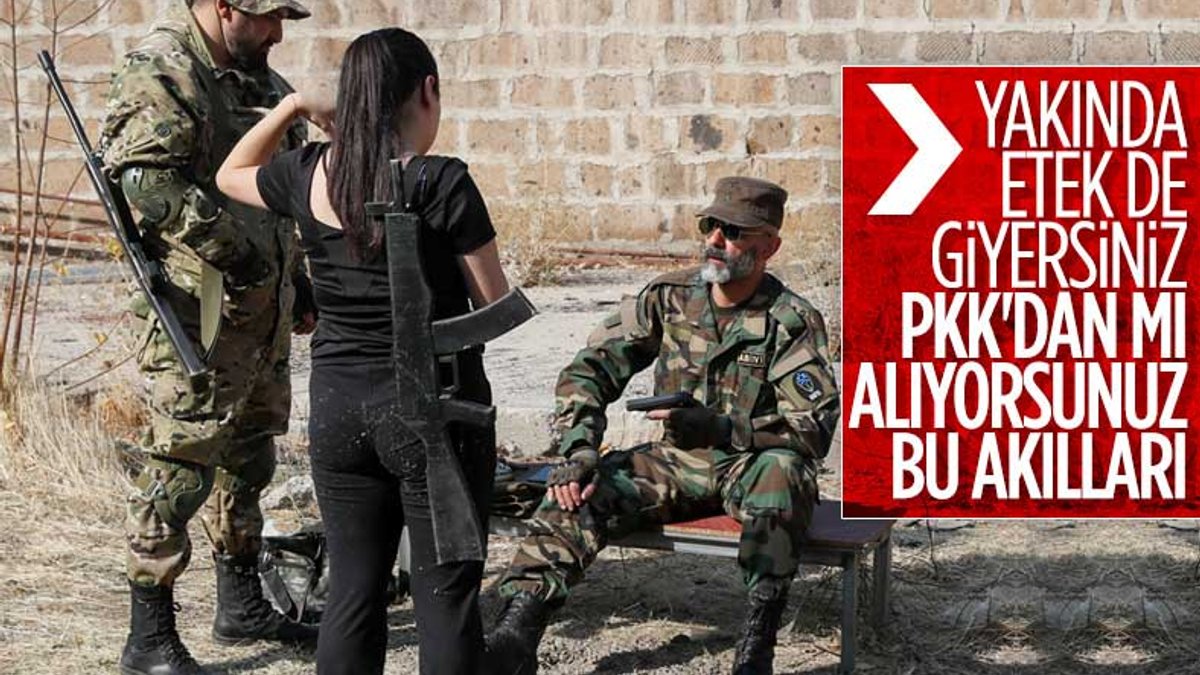 Ermenistan sivilleri cepheye hazırlıyor