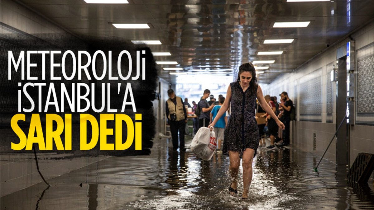 Meteoroloji’den sarı kodlu uyarı: İstanbul’da sel ve doluya dikkat