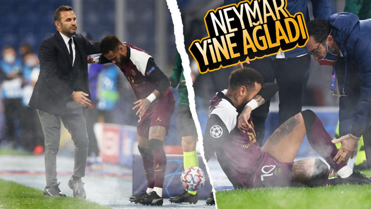Neymar sakatlanınca gözyaşlarını tutamadı