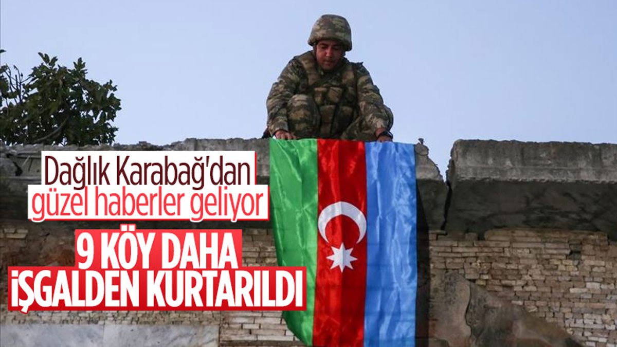 Azerbaycan, 9 köyü daha Ermenistan işgalinden kurtardı
