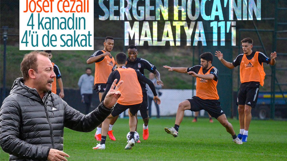 Sergen Yalçın'ın Yeni Malatyaspor maçı 11'i