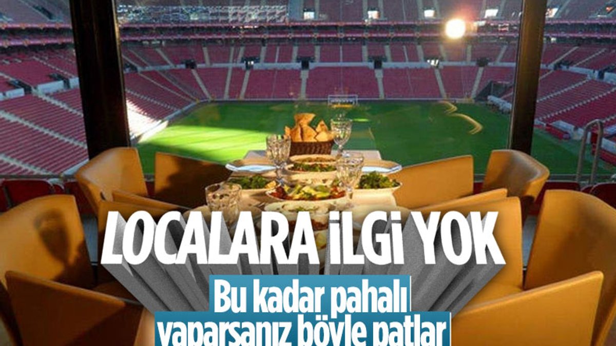 Galatasaraylı taraftarlar localara ilgi göstermedi
