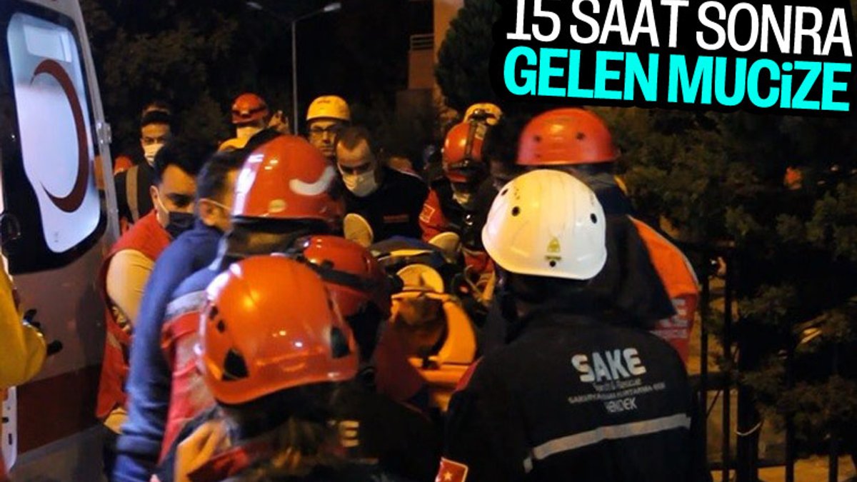 İzmir'de Fadime Tolu, 15 saat sonra kurtarıldı