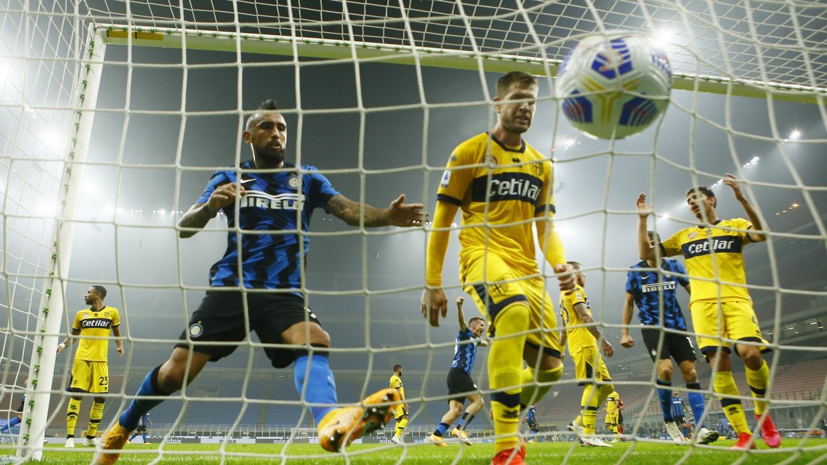 Inter, Parma'ya karşı son anda 1 puanı kurtardı