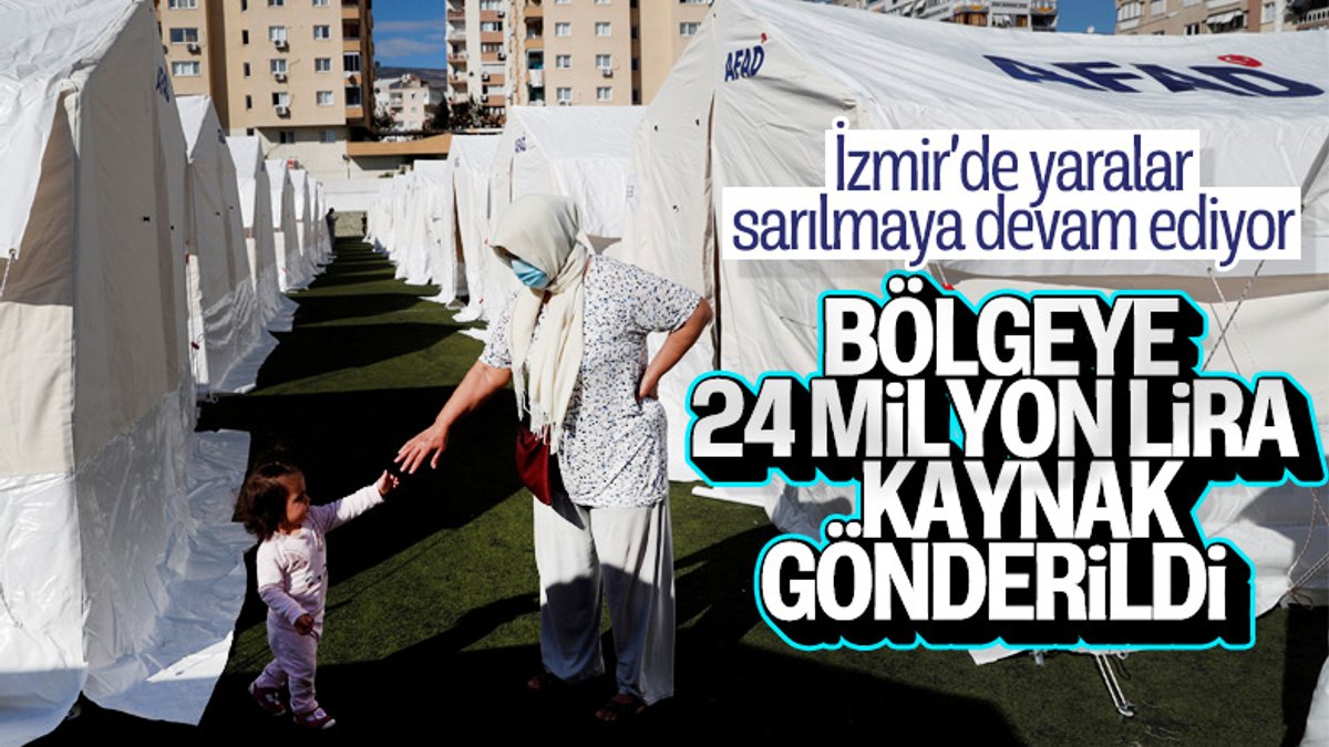 İzmir'de 1712 çadırın kurulumu tamamlandı