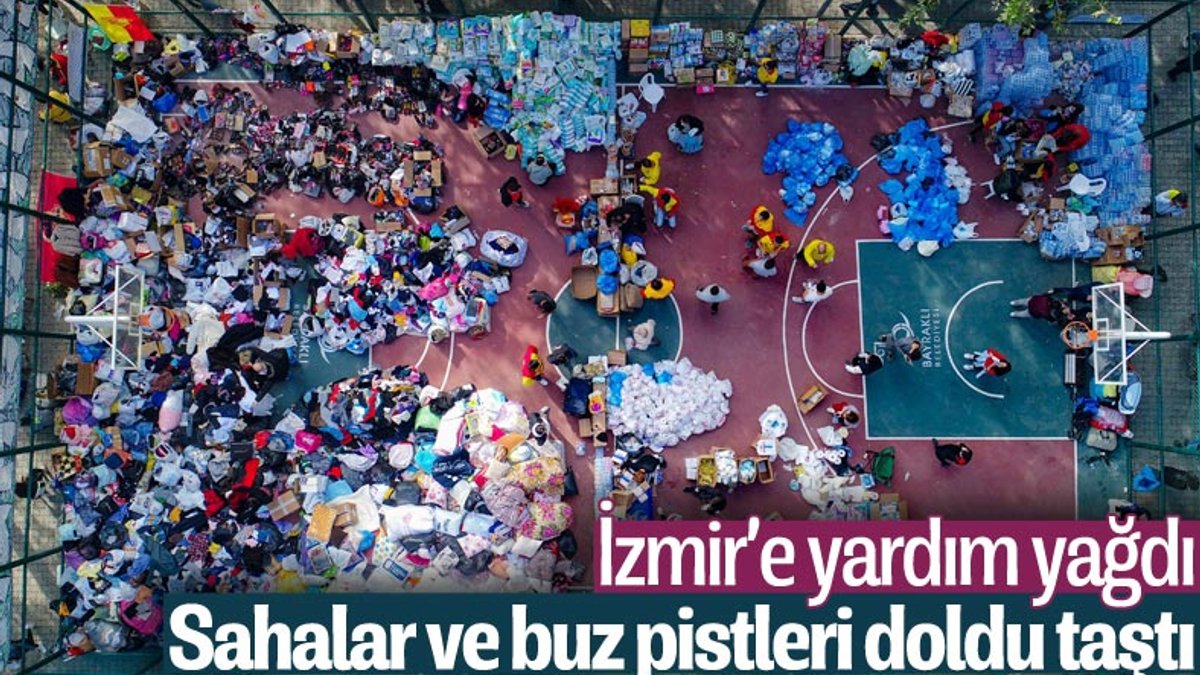 İzmir'e Türkiye'nin dört bir yanından yardımlar ulaştı