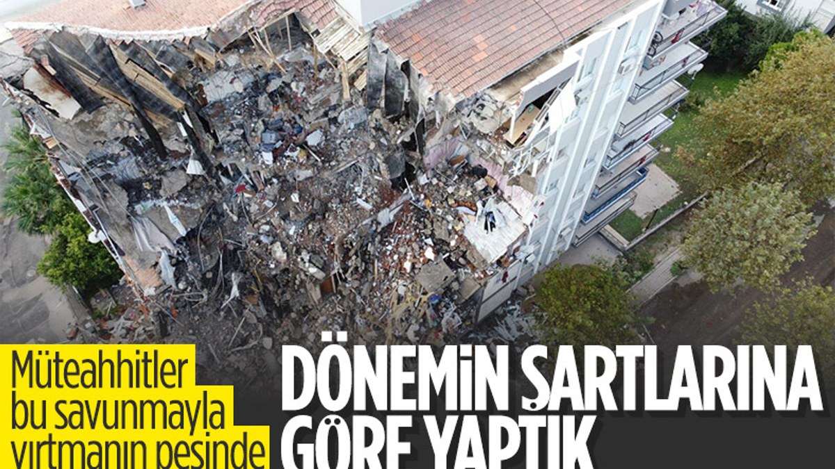 İzmir depremi sonrası gözaltına alınan müteahhitlerin ifadeleri