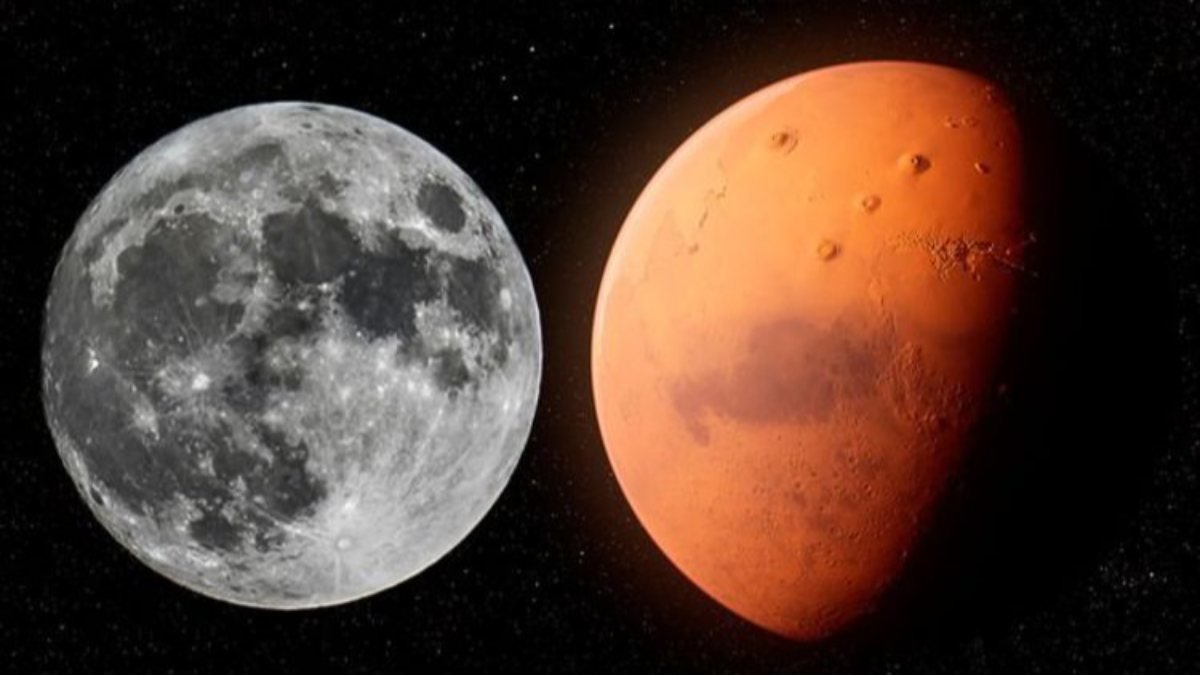 Ay'ın kayıp ikizi Mars'ın arkasında bulundu