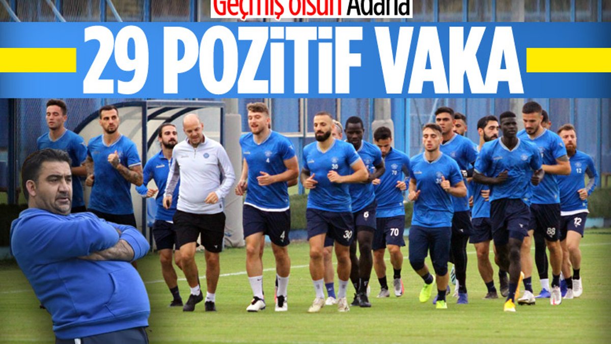 Adana Demirspor'da 29 pozitif vaka