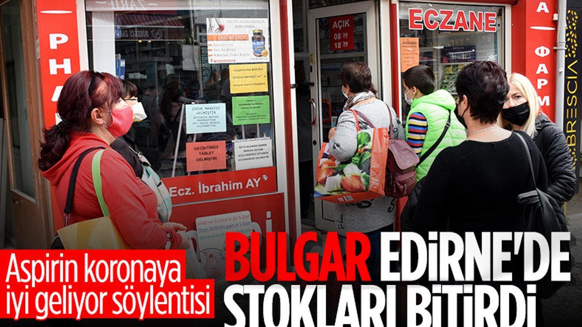Bulgar turistler Edirne'de aspirin bırakmadı