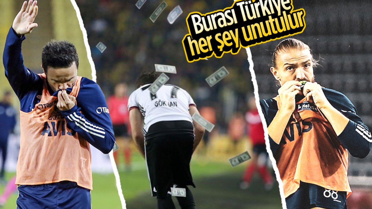 Caner ve Gökhan Fenerbahçe amblemini öptü