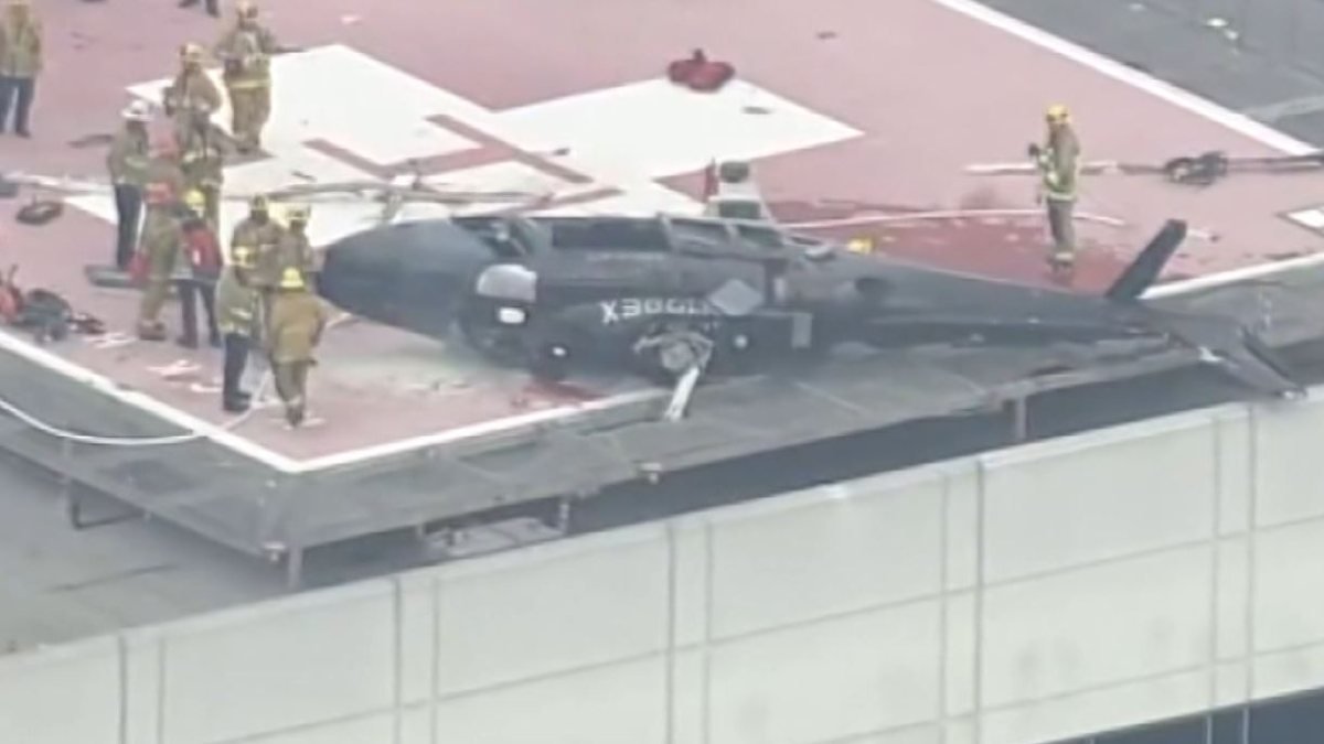 ABD'de donör kalp taşıyan ambulans helikopter yere çakıldı