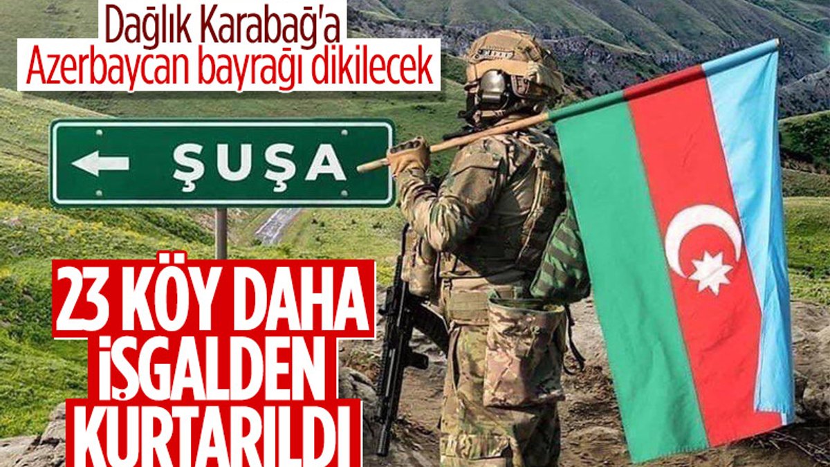 Azerbaycan ordusu, 23 köyü daha işgalden kurtardı