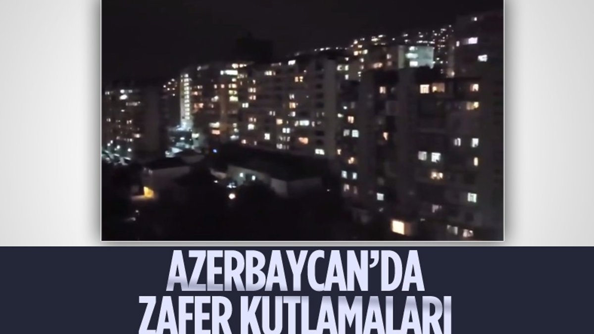 Azerbaycan'ın zaferi Bakü'de coşkuyla kutlandı