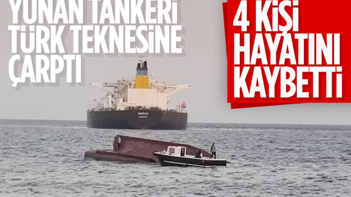 Adana'da Yunan tankeriyle, Türk balıkçı teknesi çarpıştı