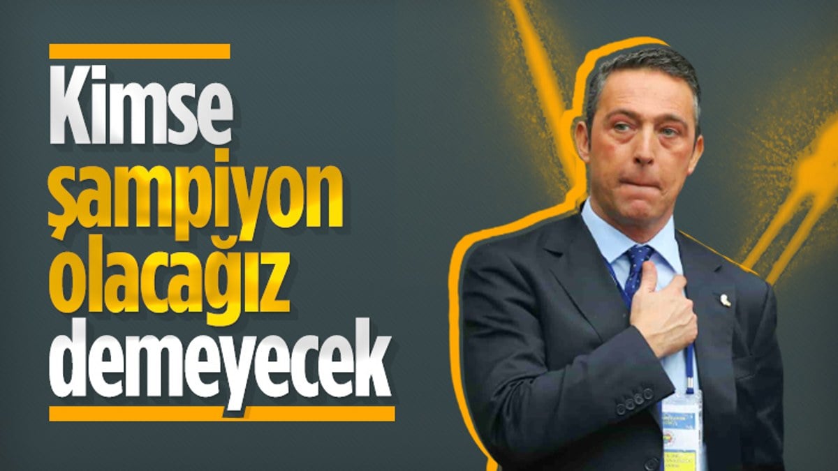 Fenerbahçe yönetimi şampiyonluk sözünü yasakladı