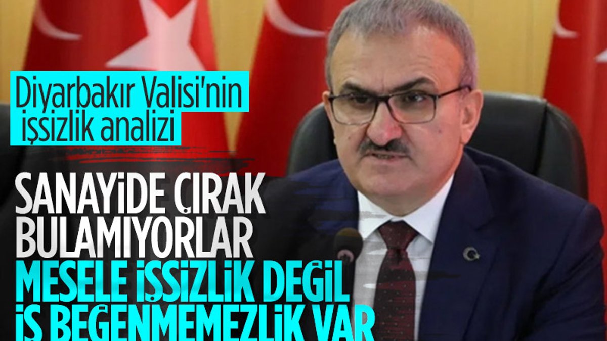 Diyarbakır Valisi Münir Karaloğlu: Mesele işsizlik değil mesleksizliktir, iş beğenmezliktir