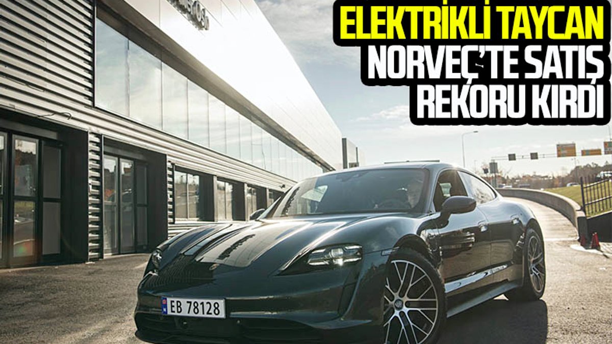 Elektrikli Porsche Taycan, şimdiden Norveç'te bin adet sattı