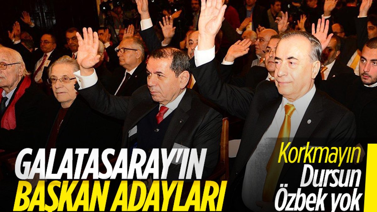 Galatasaray'da başkanlığa aday olan isimler