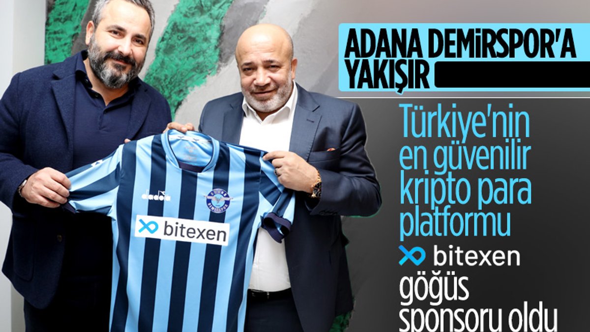 Bitexen Teknoloji, Adana Demirspor'un yeni sponsoru oldu