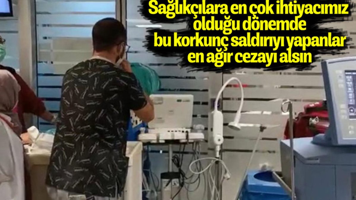 Ankara’da hasta yakınlarından sağlık çalışanlarına saldırı