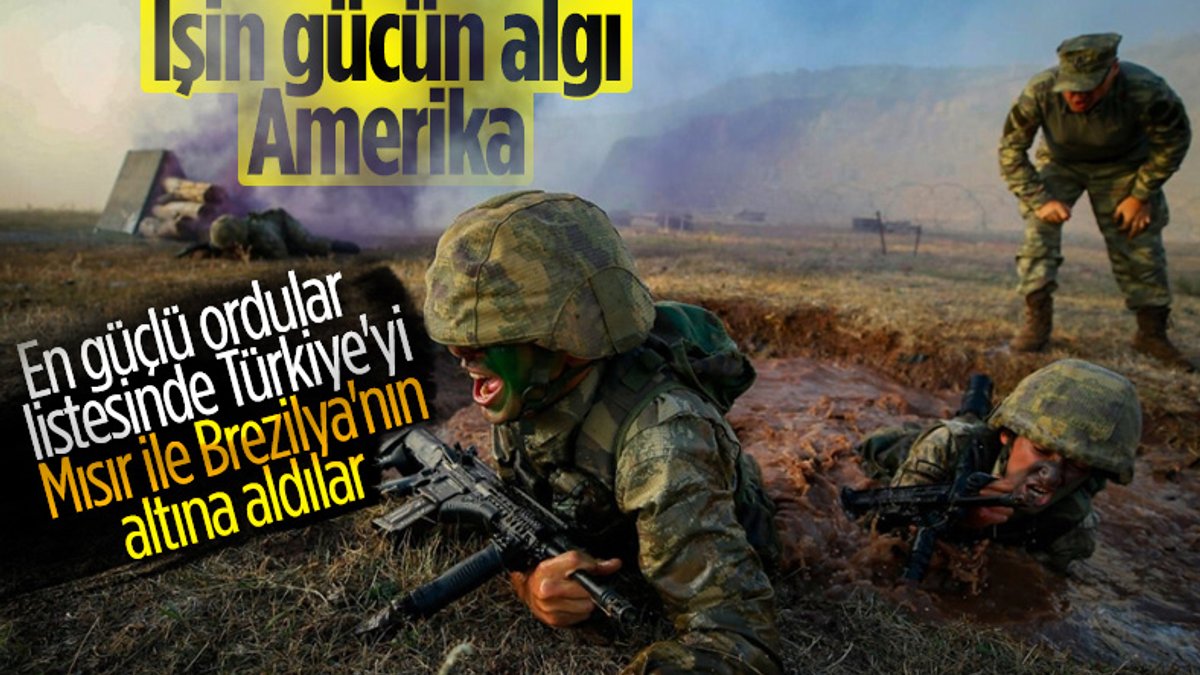 Amerikalılar Türkiye'yi ordu sıralamasında geriye attı