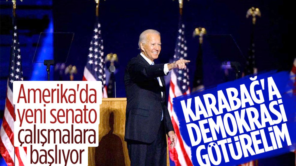 Amerika'daki senatörlerin Biden'dan ilk talebi Karabağ oldu