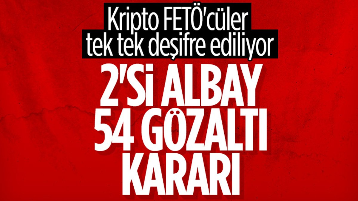 İstanbul merkezli 19 ilde FETÖ operasyonu: 54 gözaltı kararı