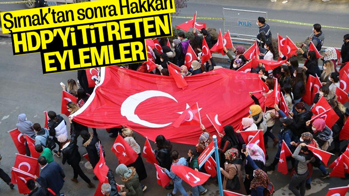 Hakkarililer, Diyarbakır Annelerine destek yürüyüşü düzenledi