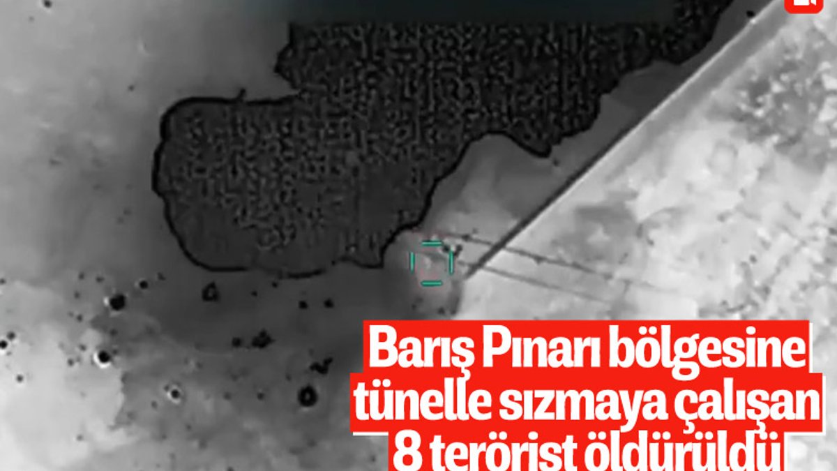 Barış Pınarı bölgesinde 8 PKK/YPG’li terörist öldürüldü