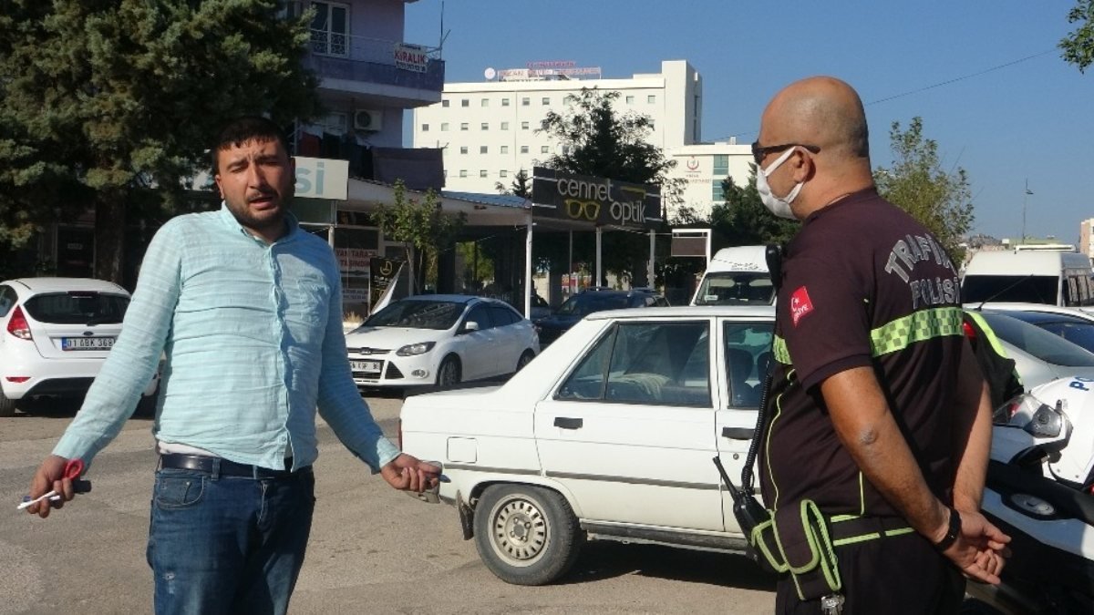 Adana'da ikinci kez cam filmle yakalanan sürücü: Düşmanlarım var