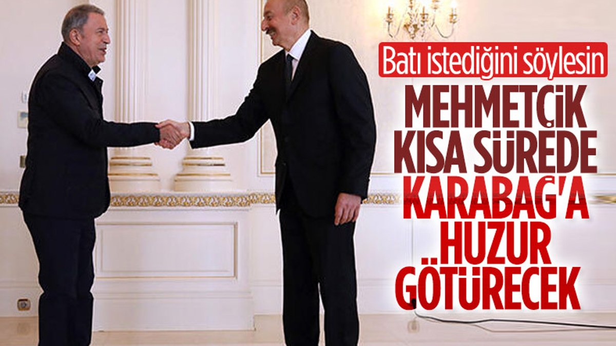 Hulusi Akar: Mehmetçik en kısa sürede Azerbaycan'a gidecek