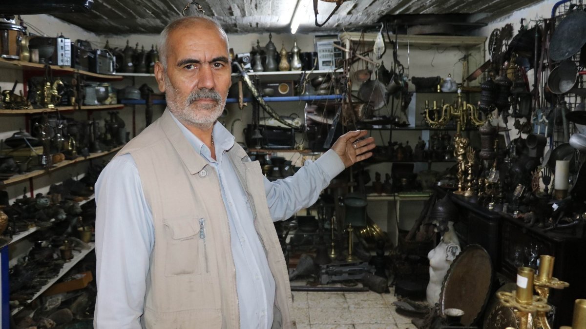 Gaziantep'te vatandaş, antika tutkusu için mal varlığını sattı