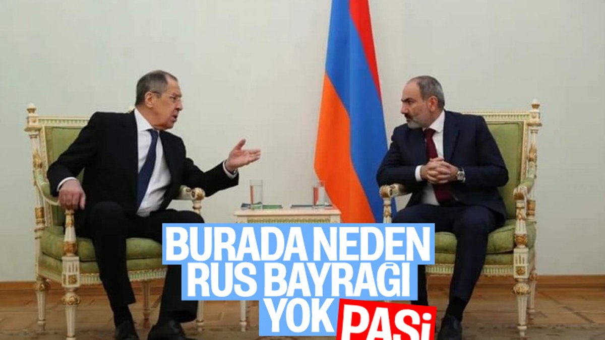Rusya - Ermenistan görüşmesinde bayrak krizi