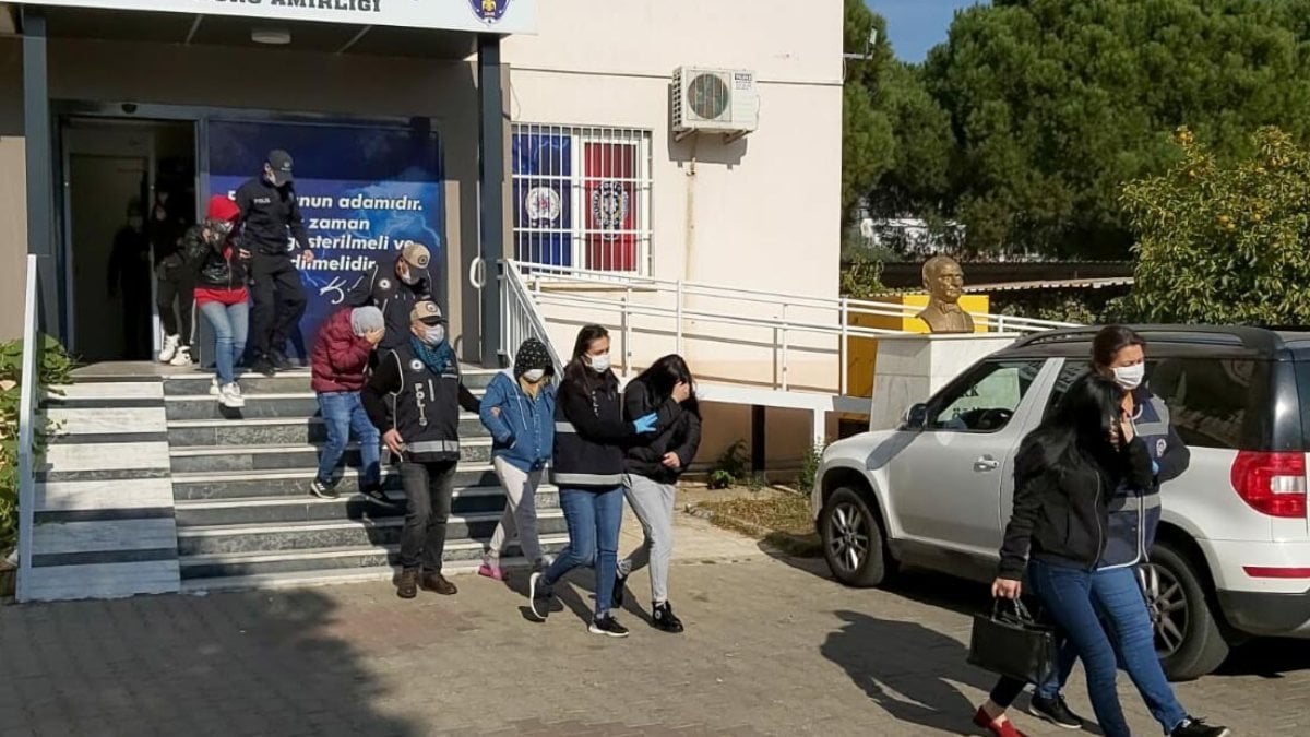 Aydın'daki fuhuş operasyonunda 11 kişi gözaltına alındı